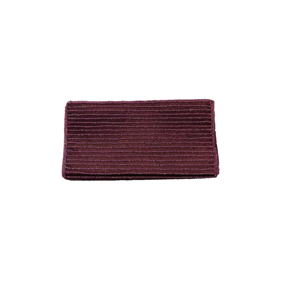 Bijoux Tenner Beaded Clutch Purple Evening Wear (31) - Picture 2 of 8